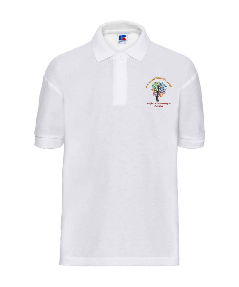 Woodcroft - White Polo Shirt